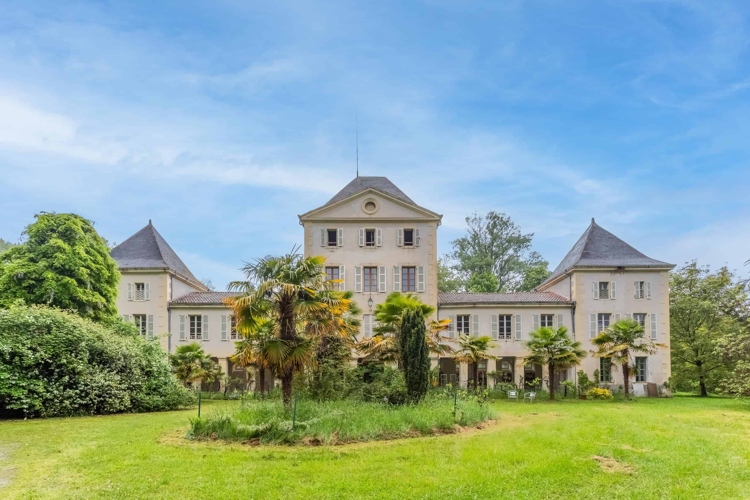 Château avec source thermale